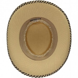 Fedoras Men's Toyo Gambler with Black Band - One Size - Natural Black - CE115VTPQNX $30.67