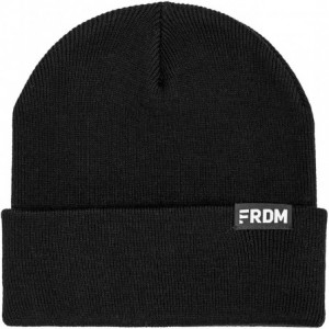 Skullies & Beanies Premium Warm Knit Cuff Beanie - Black - C718KHDOK6I $10.18