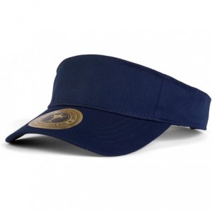 Visors Blank Adjustable Visors - 12-Pack - Navy - CF127DPNRTH $29.00