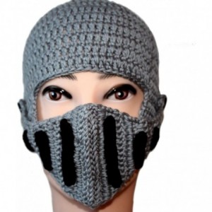 Skullies & Beanies Unisex Knit Stubble Beard Beanie - Soldier Gray - CI11OX65OP5 $17.96