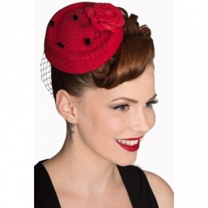 Headbands Marilyn Vintage Fascinater - Black- Pink or Red - Red/One Size - CO12NUGO1TT $24.48