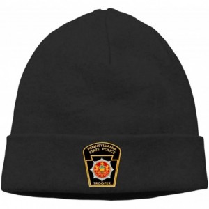 Skullies & Beanies Pennsylvania State Police Beanie Hats Cap Unisex Cuffed Deliciously Soft Daily Skull Cap Knit Cuff Beanie ...