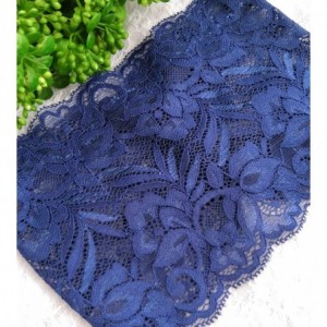 Headbands Stretch Headbands for Women Lace Headcovering for Women Lace Headwrap (Navy-2) - Navy-2 - CC18M7TAKQ5 $10.43