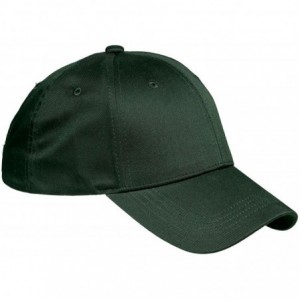 Baseball Caps 6-Panel Structured Twill Cap (BX020) - Hunter Green - C8115S2H6R7 $10.11