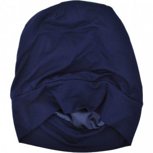 Skullies & Beanies Womens Sleeping 2 Pack Bonnet Slouchy - Dark Blue & Light Gray - CS19655N4NG $11.11