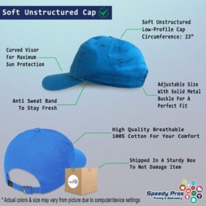 Baseball Caps Custom Soft Baseball Cap Destruction Word Deplorable A Embroidery Twill Cotton - Aqua - CM195Q790OD $15.32