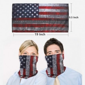 Balaclavas American Seamless Festivals Motorcycle - 1-Pack Gray/Red - C9198SL6L3E $10.45