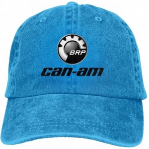 Baseball Caps Adult Can Am Logo Cool Cowboy Hat Unisex Adjustable Leisure Cap Black - Blue - CF18U3HXQOZ $30.98