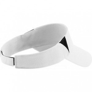 Visors Men's Dry Zone Colorblock Visor - White/Black - CM11QDSGAWV $11.36