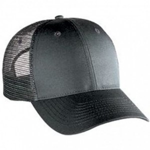 Baseball Caps Cotton Twill Low Profile Style Mesh Back Caps - Char. Gray - CY17YEL6ONN $11.74