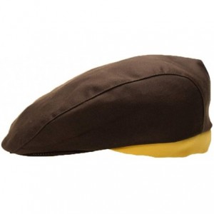 Skullies & Beanies Men Women Chef Catering Baker Kitchen Cook Hat Duckbill Beret Caps - Coffee - CL18IRC0Z7Q $8.22