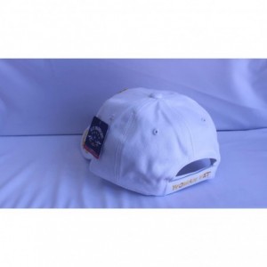 Baseball Caps Veteran Baseball Military American Warriors - White - CQ18HDS8URQ $15.63