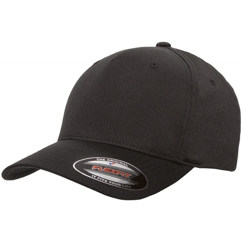 Baseball Caps Flexfit Comfort Stretch Twill Constructed Cap- black- Large / X-Large - C41134VV5KD $9.76