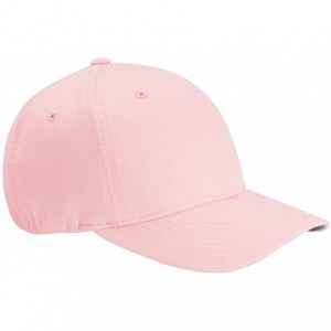 Baseball Caps Unisex Wooly Combed Twill Cap - 6277 - Pink - C511NV52BGT $21.04