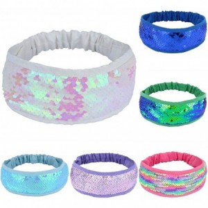 Headbands 1Pcs Women Headband Fashion Double-Sided Flip Color Change Sequins Hair Band Headwear - Type 1 Color - CX19427AGTA ...