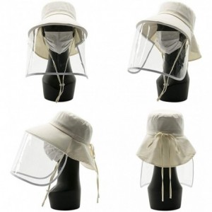 Sun Hats Womens 100% Cotton Bucket Sun Hat UPF 50 Chin Strap Adjustable Packable Wide Brim (Medium- 1005Beige) - CZ1998U88LU ...