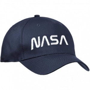 Baseball Caps NASA Hat Cap Worm Logo Science Officially Licensed for Men Women - Navy - CY18QK9TI4H $21.14