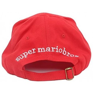 Baseball Caps Super Mario Bros Hat Baseball Caps Anime Cosplay Accessories Cap Red/Green - Red+ Green - CS18X9UREAI $12.04