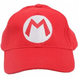 Baseball Caps Super Mario Bros Hat Baseball Caps Anime Cosplay Accessories Cap Red/Green - Red+ Green - CS18X9UREAI $12.04