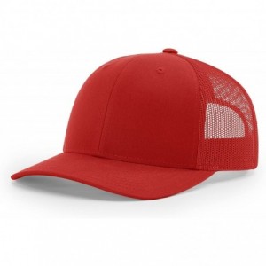 Baseball Caps Snapback Trucker Cap - 112 - Red - CQ18HWTGYO3 $9.03