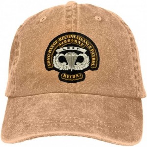 Cowboy Hats LRRP Hat Logo Classic Style Mens/Womens LRRP Cowboy Hat - Natural - CE18A88YG6M $35.48