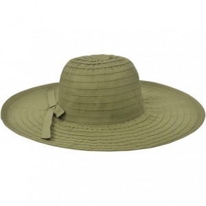 Sun Hats Women's UPF 50+ Sun Protection Summer Floppy Beach Hat - Olive - CG12O3CBC9F $8.81