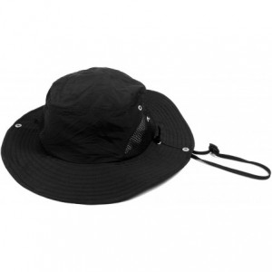 Sun Hats Men/Women's Breathable Summer/Gardening Hat with Mesh Sides - Black - C711S1QETHH $33.53