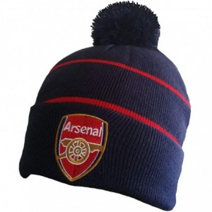 Baseball Caps Soccer Team Embroidered Hat Men/Women Fashionable Knitted Beanie Hat - Arsenal Navy Blue - CO192D8SG00 $12.11