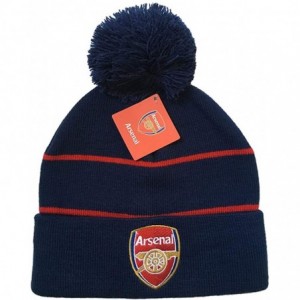 Baseball Caps Soccer Team Embroidered Hat Men/Women Fashionable Knitted Beanie Hat - Arsenal Navy Blue - CO192D8SG00 $12.11