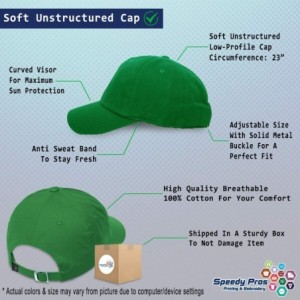 Baseball Caps Custom Soft Baseball Cap Best Captain Ever Embroidery Dad Hats for Men & Women - Kelly Green - CX18AAZ57C6 $14.16