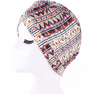 Skullies & Beanies Women Turban Hat Hair Wrap African Jersey Magic Headband Turbans Headwrap Bohemian Boho Chemo Cap - Triang...