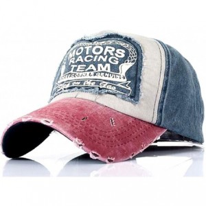 Baseball Caps Discount Baseball Cap!Women Embroidered Flower Denim Cap Fashion Topee - Blue - CH18QL2ESCX $10.94