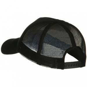 Baseball Caps Big Foam Mesh Truck Cap - Black - CL1166WG7NH $16.68