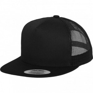 Baseball Caps Yupoong 6006W Unisex Adult Classic Two Tone Trucker Cap - Black - C5111VAN0PV $9.89