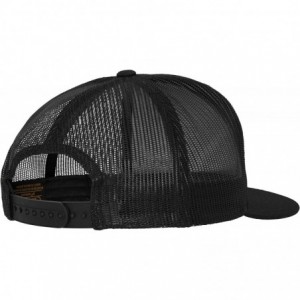 Baseball Caps Yupoong 6006W Unisex Adult Classic Two Tone Trucker Cap - Black - C5111VAN0PV $9.89