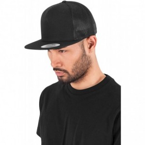 Baseball Caps Yupoong 6006W Unisex Adult Classic Two Tone Trucker Cap - Black - C5111VAN0PV $9.89