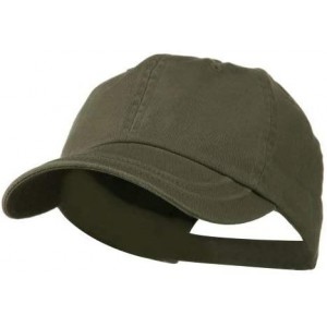 Baseball Caps Low Profile Normal Dyed Cotton Twill Cap - Dark Olive W33S43D - C011C0N3SIX $10.11