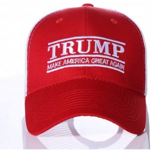 Baseball Caps Men Women Make America Great Again Hat Adjustable USA MAGA Cap-Keep America Great 2020 - Maga-mesh-red - CW18S7...