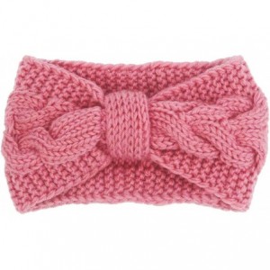 Headbands Crochet Turban Headband for Women Warm Bulky Crocheted Headwrap - 4 Pack Crochet Knot - CU187CKTOZG $12.72