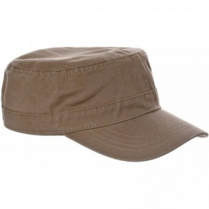 Baseball Caps Womens Fidel 100% Cotton Chino Cadet Hat - Olive - C911KFQUXJ9 $11.75