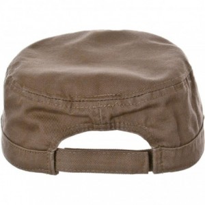 Baseball Caps Womens Fidel 100% Cotton Chino Cadet Hat - Olive - C911KFQUXJ9 $11.75