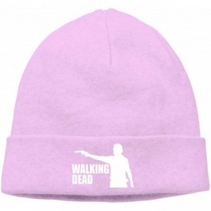 Skullies & Beanies Mens & Womens The Walking Dead Skull Beanie Hats Winter Knitted Caps Soft Warm Ski Hat Black - Pink - C918...