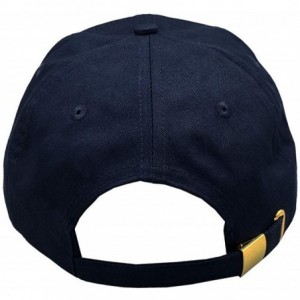 Baseball Caps Blessed Embroidered Unisex Women Dad Cap Adjustable Strapback Baseball hat - Navy - CX18ZXSLR04 $9.64