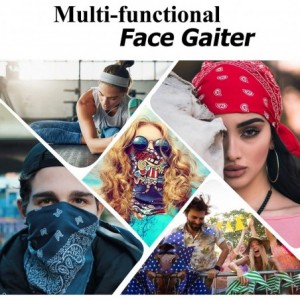 Balaclavas Face Gaiter Bandanas Ear Loops Balaclava Headwear Dust Wind UV Protection - Lightning - C9199G37WRD $16.79