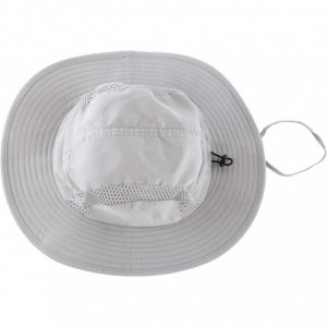 Sun Hats Men's Sun Hat UPF 50+ Wide Brim Bucket Hat Windproof Fishing Hats - N Gray - CV18TATN9IH $15.30