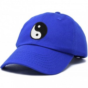 Baseball Caps Ying Yang Dad Hat Baseball Cap Zen Peace Balance Philosophy - Royal Blue - C918XOC94M5 $12.30