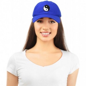 Baseball Caps Ying Yang Dad Hat Baseball Cap Zen Peace Balance Philosophy - Royal Blue - C918XOC94M5 $12.30