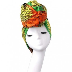 Headbands Stretch Turbans Head-Wrap for Women African Printed Long Hair Scarf Headband - Floral E - C518R457WCI $12.49
