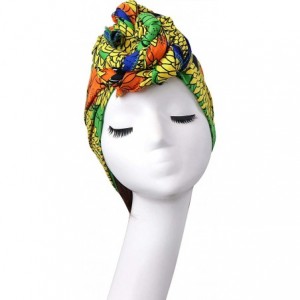 Headbands Stretch Turbans Head-Wrap for Women African Printed Long Hair Scarf Headband - Floral E - C518R457WCI $12.49