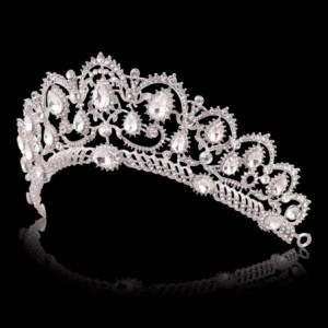 Headbands Rhinestones Crystal Wedding Bridal Pageant Hair Jewelry Princess Tiara Crown Birthday Headband - Silver 2 - CA18RW8...